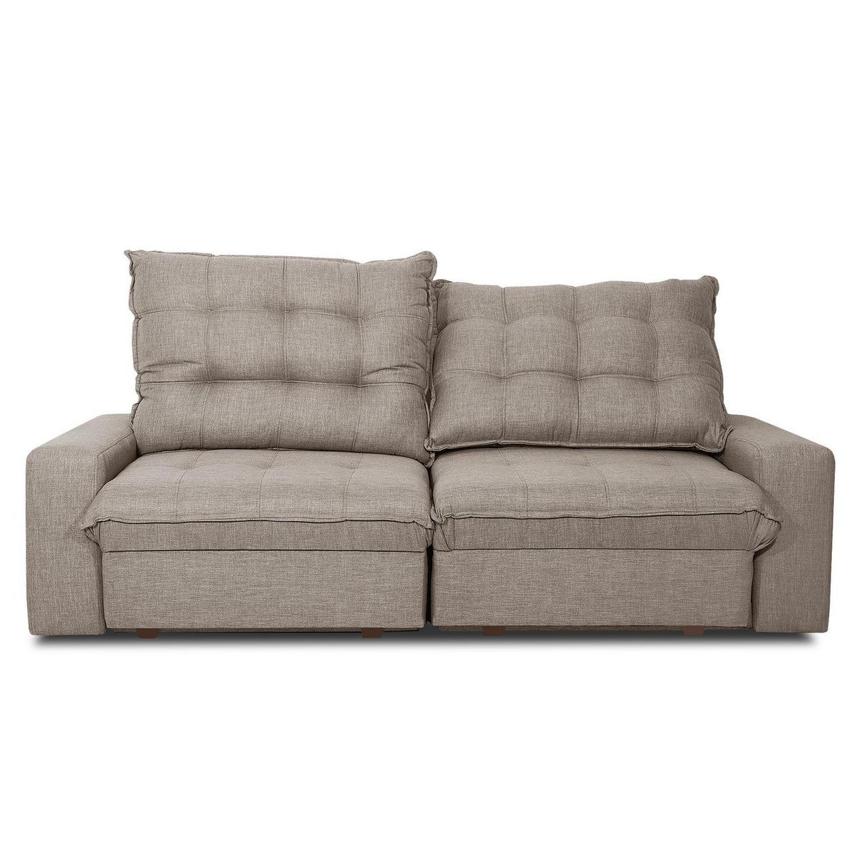 INTERMUEBLES - Sofá 2 cuerpos MAGESTIC 250x105x121 cm Beige