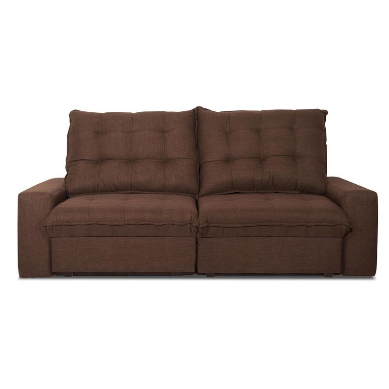INNOVAMUEBLES - Sofá 2 cuerpos MAGESTIC 250x105x121 cm Chocolate