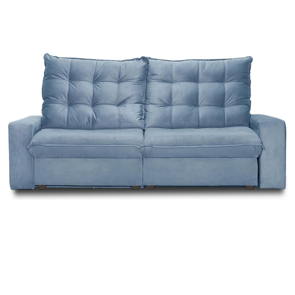 INTERMUEBLES - Sofá 2 cuerpos MAGESTIC 250x105x121 cm Azul