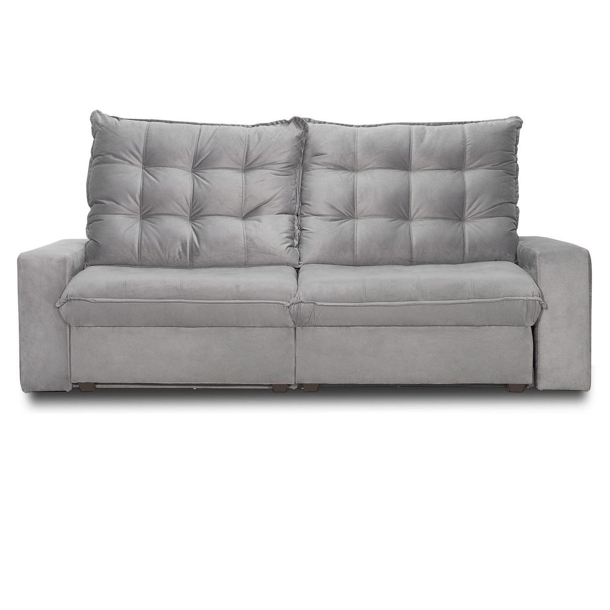 INTERMUEBLES - Sofá 2 cuerpos MAGESTIC 250x105x121 cm Gris