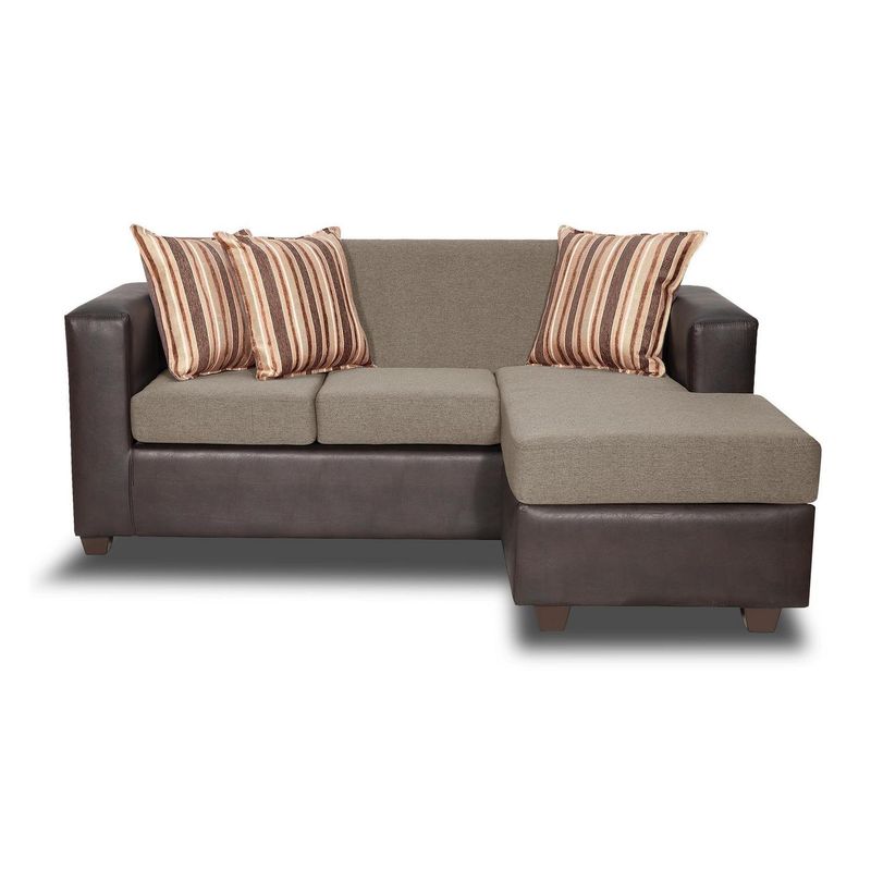INNOVAMUEBLES - Sofá Seccional 4 cuerpos INVICTUS 186x87x140 cm Beige