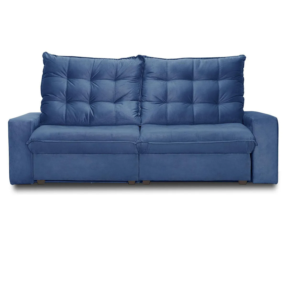 INTERMUEBLES - Sofá 2 cuerpos MAGESTIC 250x105x121 cm Azul