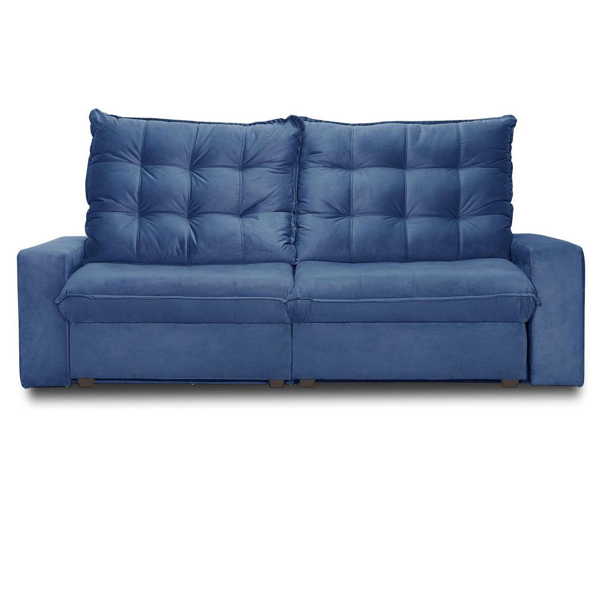 INTERMUEBLES - Sofá 2 cuerpos MAGESTIC 250x105x121 cm Azul