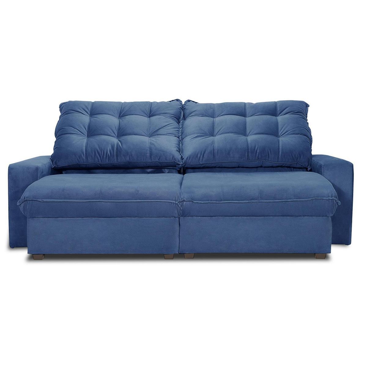 INTERMUEBLES - Sofá 2 cuerpos MAGESTIC 250x105x121 cm Azul