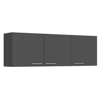 Mueble De Cocina Aéreo Opie Grafito 140x45x29 cm