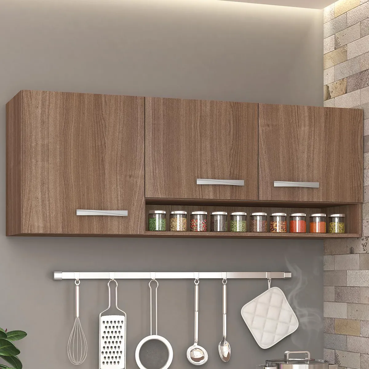 VEKKAHOME - Mueble Aéreo Nido 120x45x29 cm