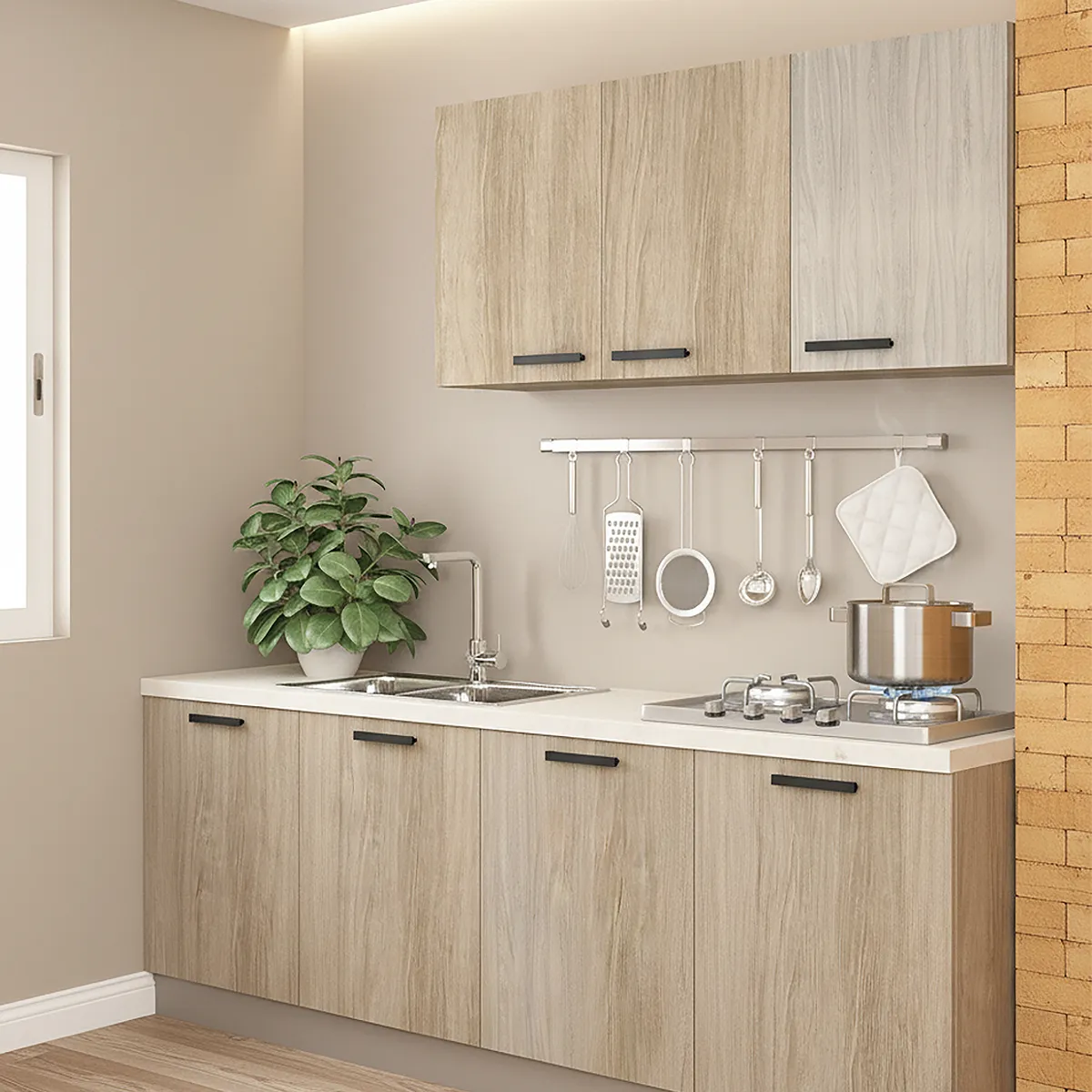 VEKKAHOME - Mueble Aéreo Mia 120x54x31,5 cm