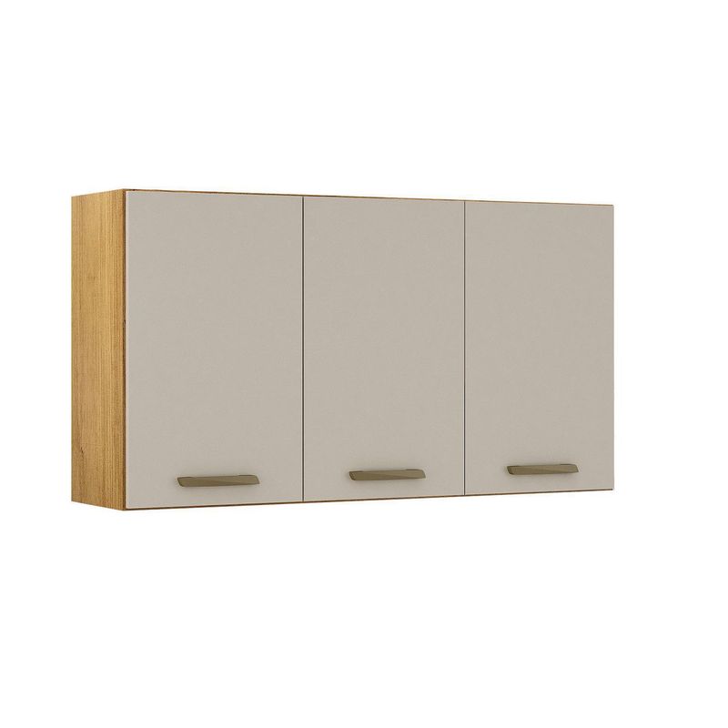 VEKKAHOME - Mueble de cocina aéreo aer Sao Luis blanco 120 cm