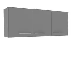 VEKKAHOME - Mueble Aéreo New Opie 113,7x44,5x30,6 cm Grafito
