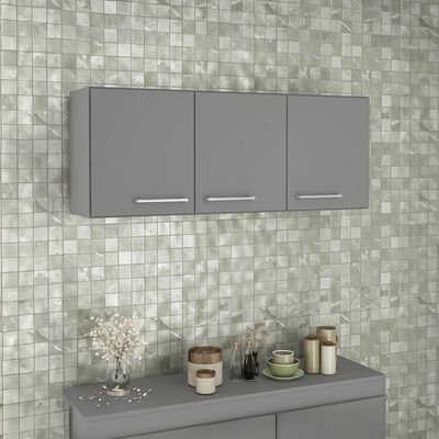 Imagen 2 del producto Mueble De Cocina Aéreo New Opie 113,7x44,5x30,6 cm Grafito