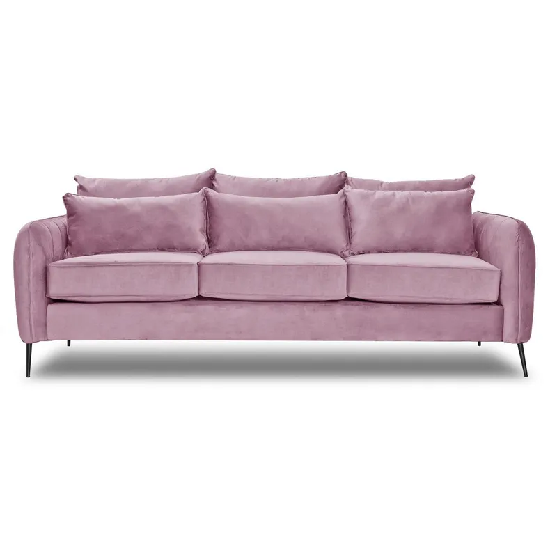 INNOVAMUEBLES - Sofá 3 cuerpos ITALIA 223x85x93 cm Rosa