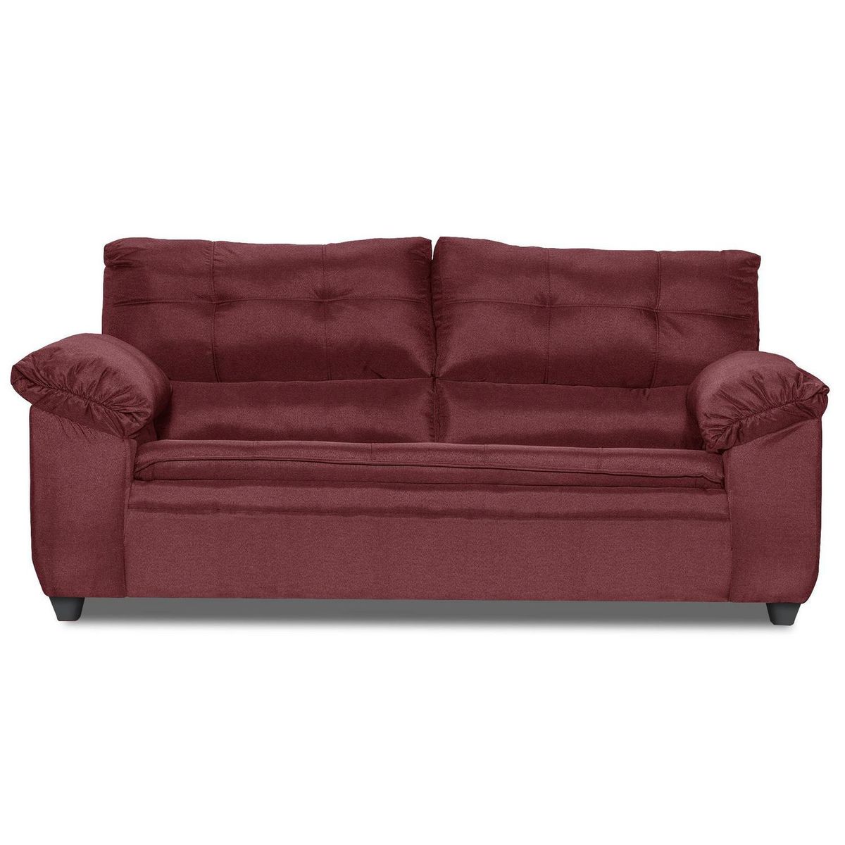 INTERMUEBLES - Living 5 cuerpos LIVERPOOL 215x97x85 cm Burdeo