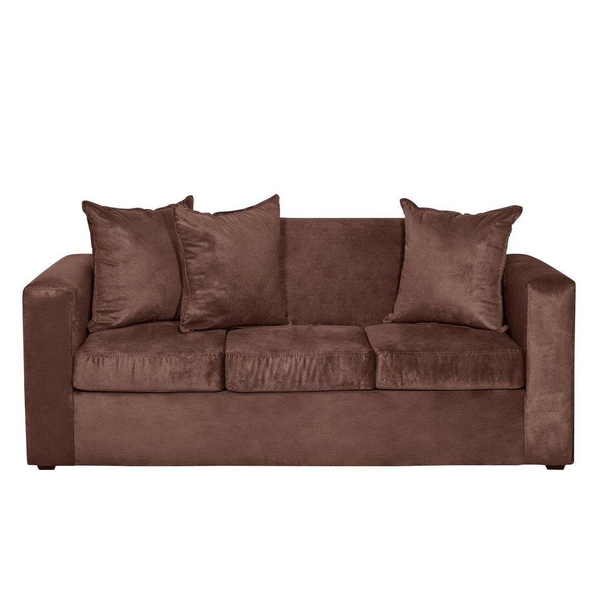 INTERMUEBLES - Living 3 cuerpos MARCO 186x94x80 cm Chocolate