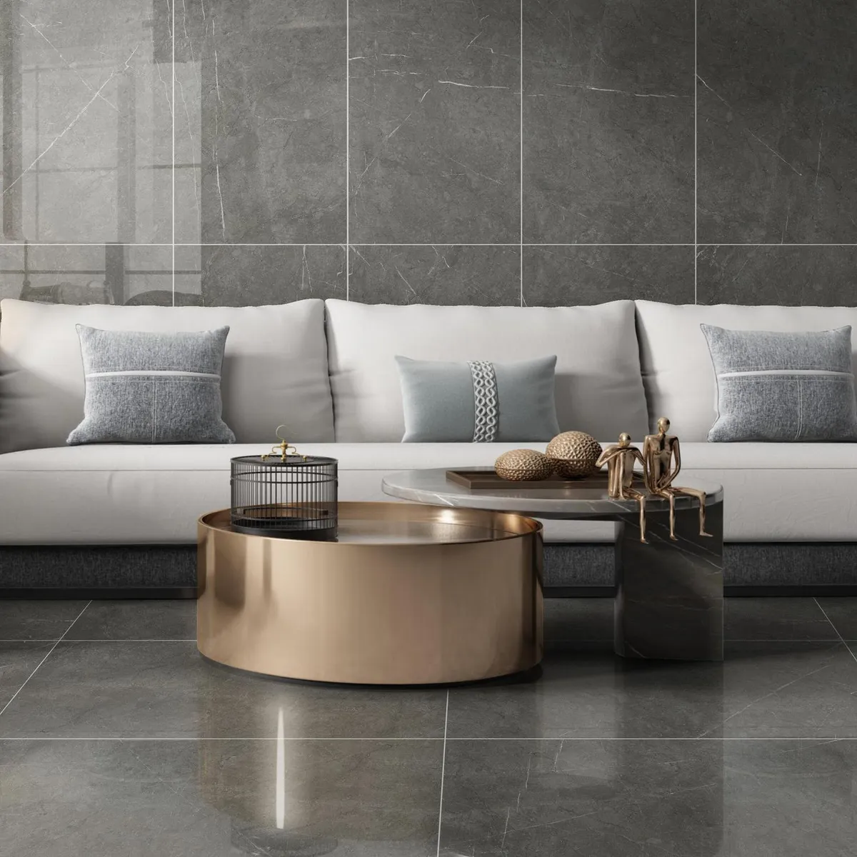 KLIPEN - Porcelanato 60x120 cm Prestige Gris 1.44 m2