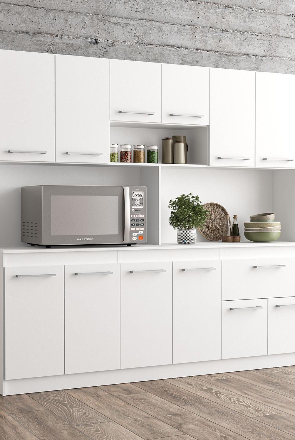 VEKKAHOME - Kit mueble de cocina 180 cm buck blanco