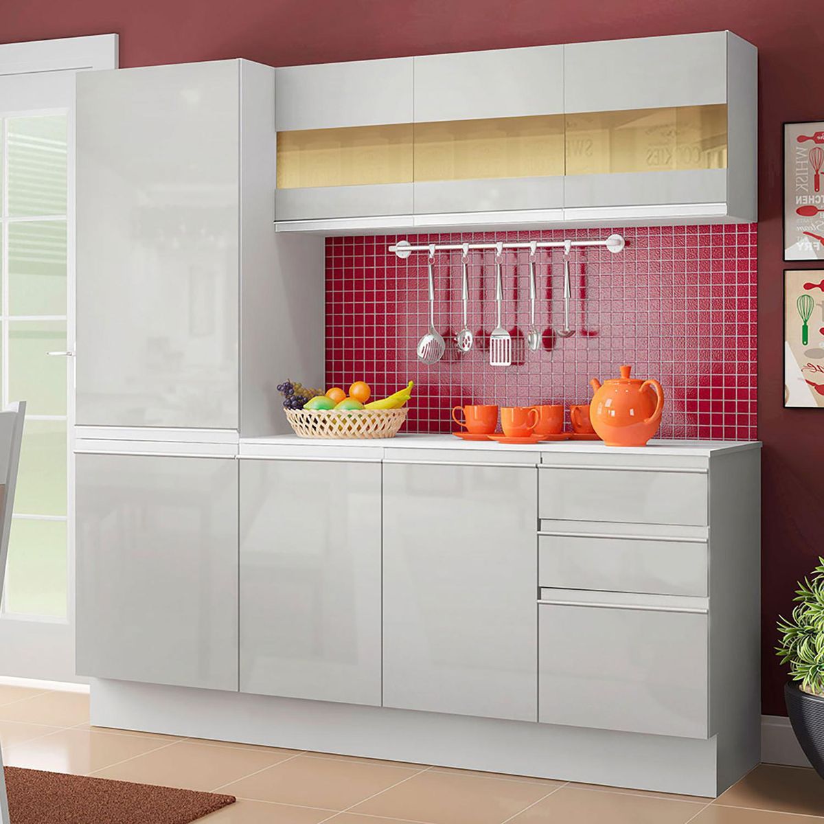 VEKKAHOME - Kit mueble de cocina 170 cm premium smart