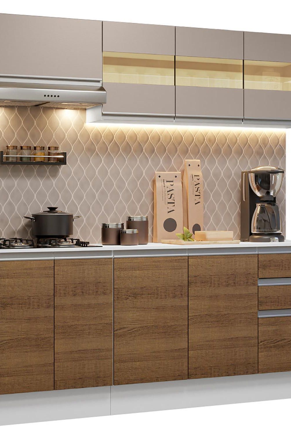 VEKKAHOME - Kit mueble de cocina 180 cm super smart