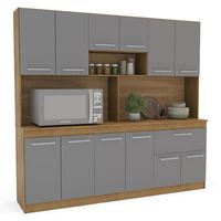 Mueble De Cocina Buck 180 cm con 12 Puertas y 1 Cajón