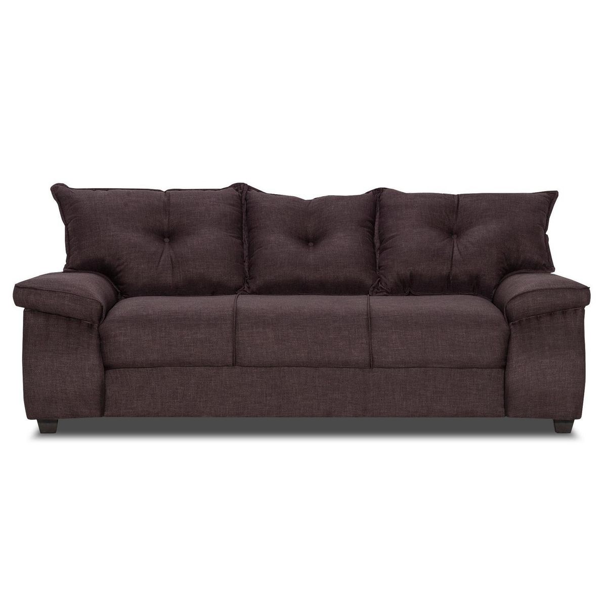 INTERMUEBLES - Living 3 cuerpos FORTALEZA 210x90x80 cm Chocolate