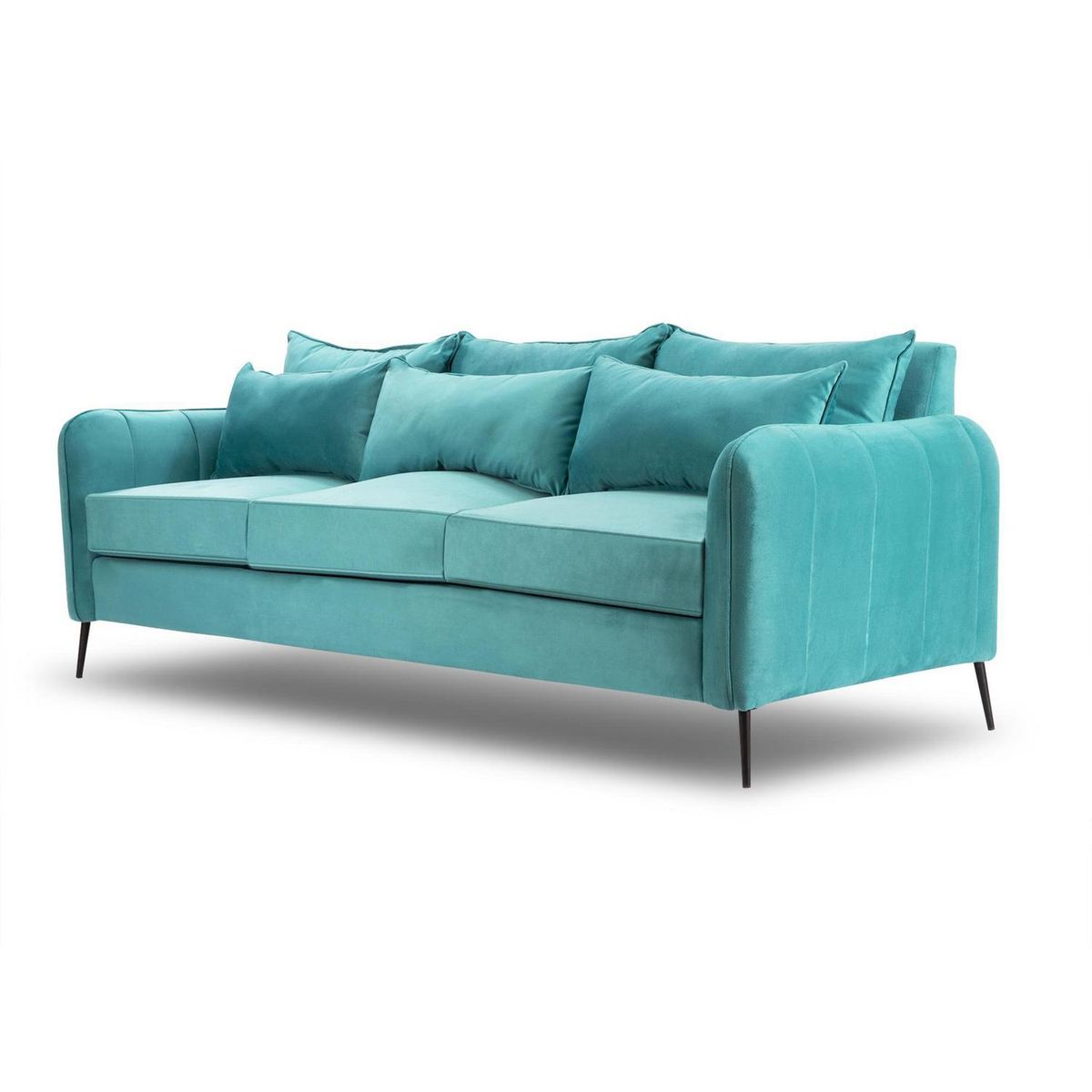 INTERMUEBLES - Sofá 3 cuerpos ITALIA 223x85x93 cm Calipso