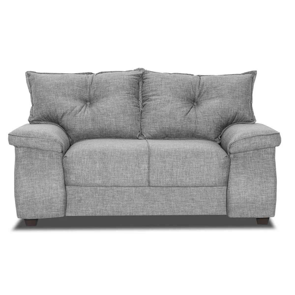 INTERMUEBLES - Living 2 cuerpos FORTALEZA 156x90x80 cm Gris claro