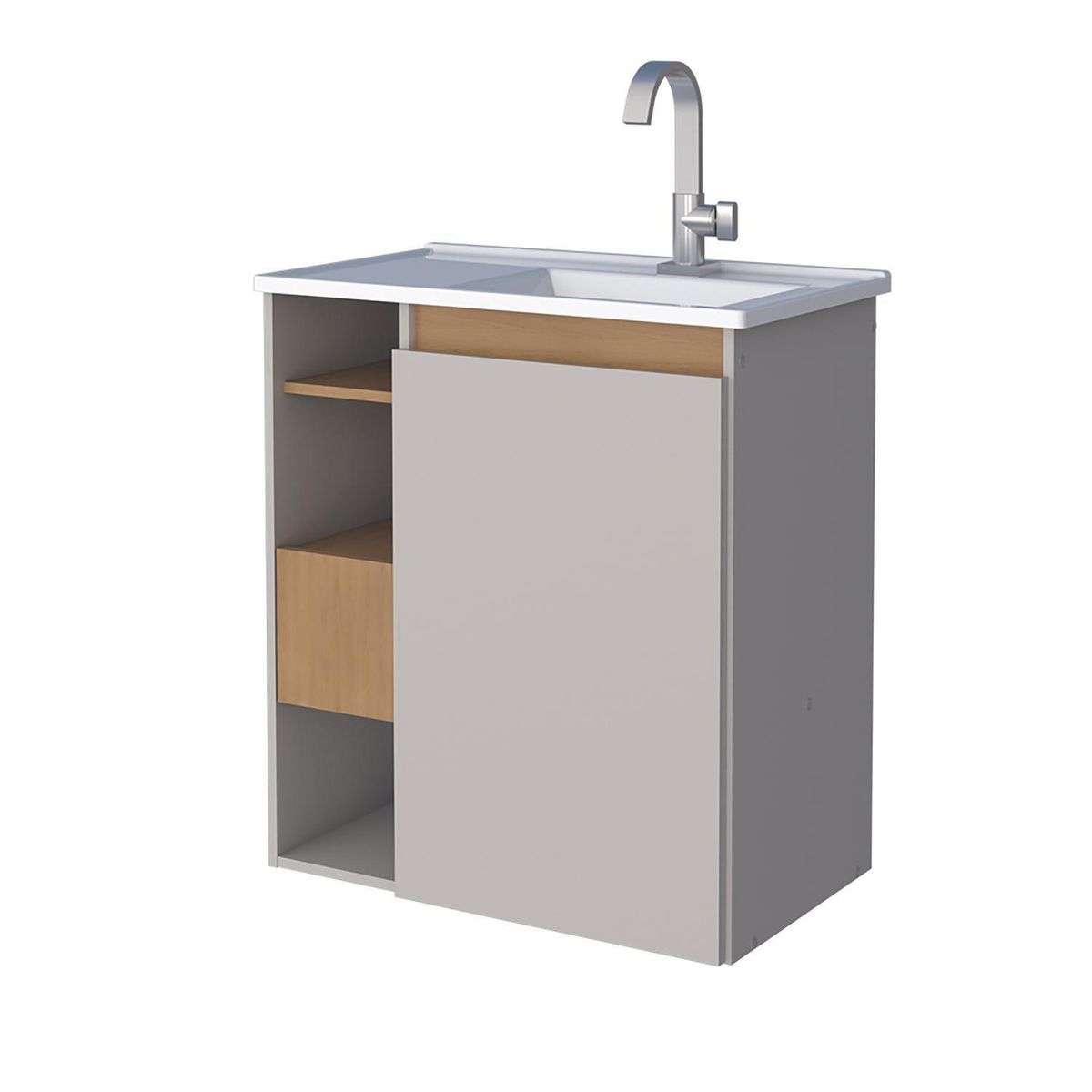 VEKKAHOME - Vanitorio aereo Lótus 60 cm light