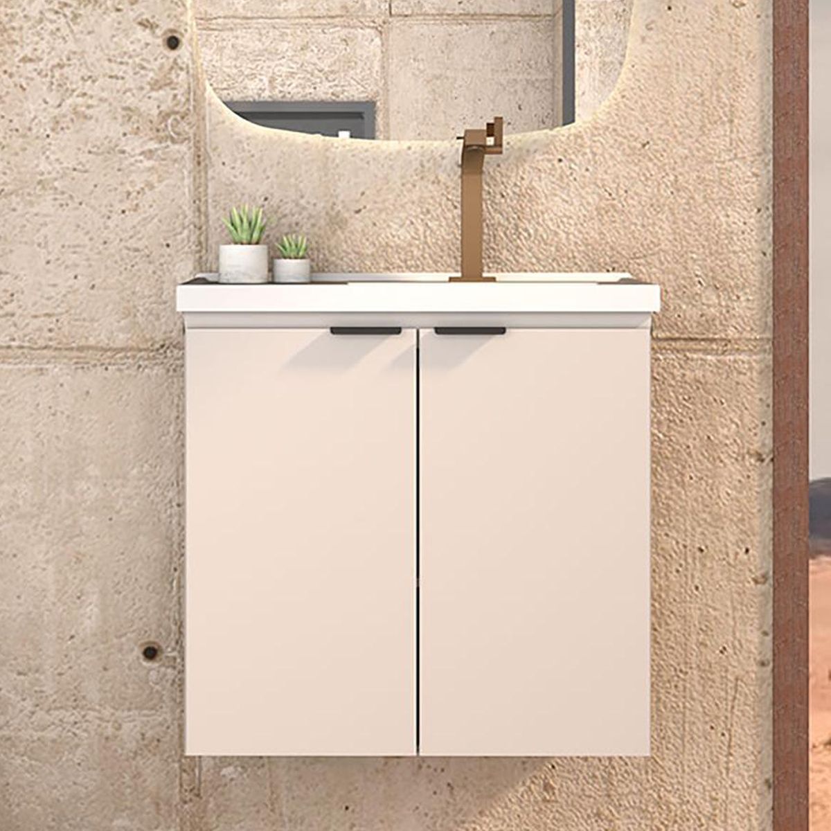 VEKKAHOME - Vanitorio aéreo aster 60 cm light