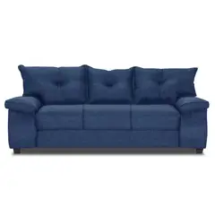 INNOVAMUEBLES - Sofá 3 cuerpos FORTALEZA 222x92x78 cm Azul
