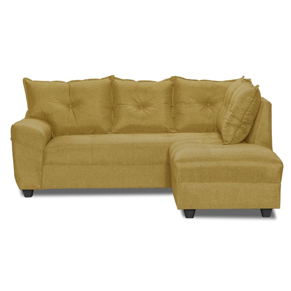 INTERMUEBLES - Sofá Seccional 4 cuerpos AUSTRALIA 198x93x175 cm Oro