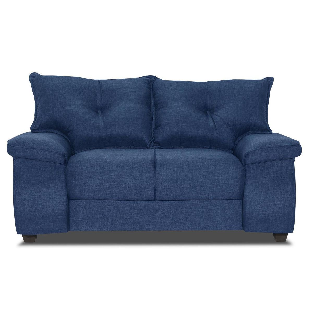 INTERMUEBLES - Sofá 2 cuerpos FORTALEZA 156x90x80 cm Azul