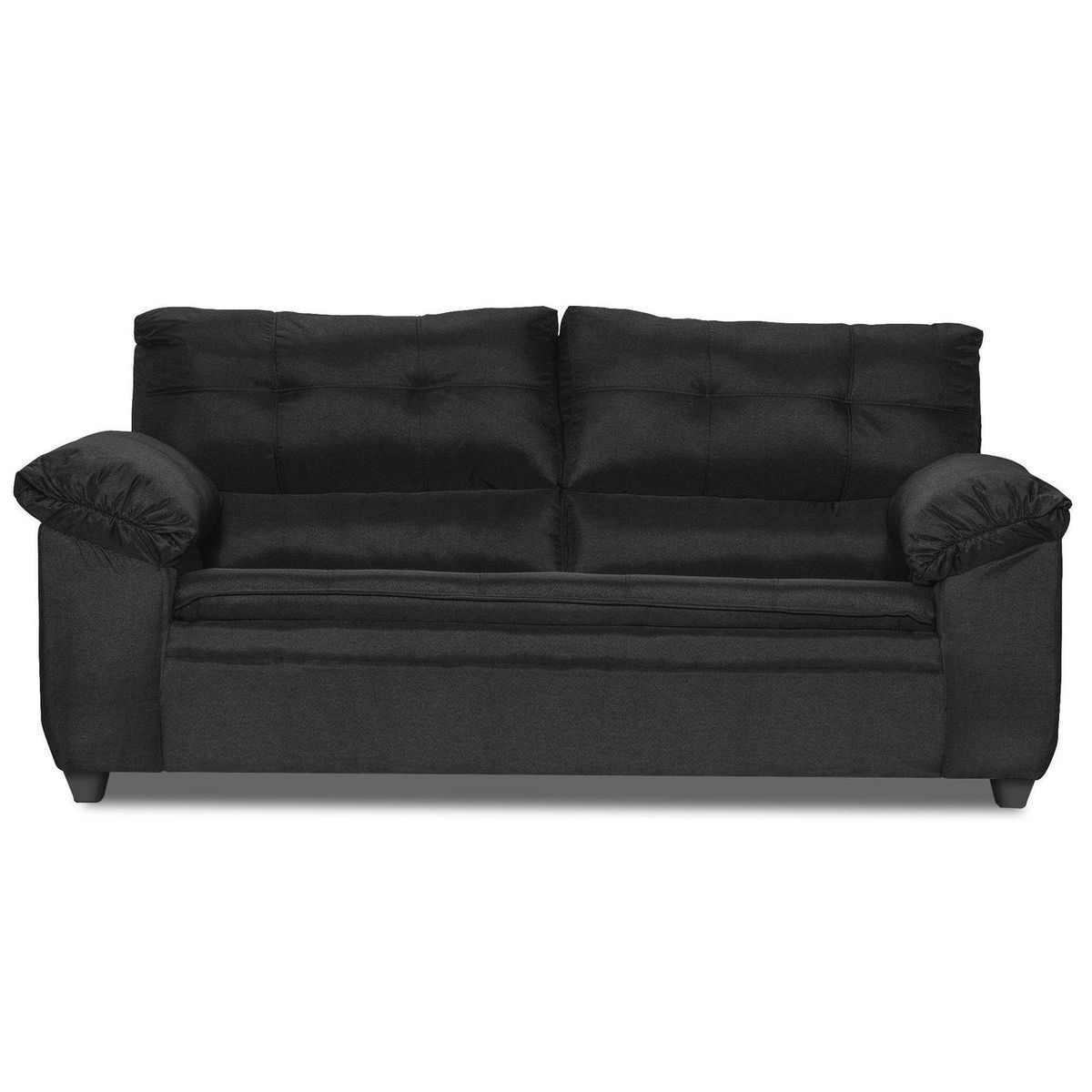 INTERMUEBLES - Living 5 cuerpos LIVERPOOL 215x97x85 cm Negro