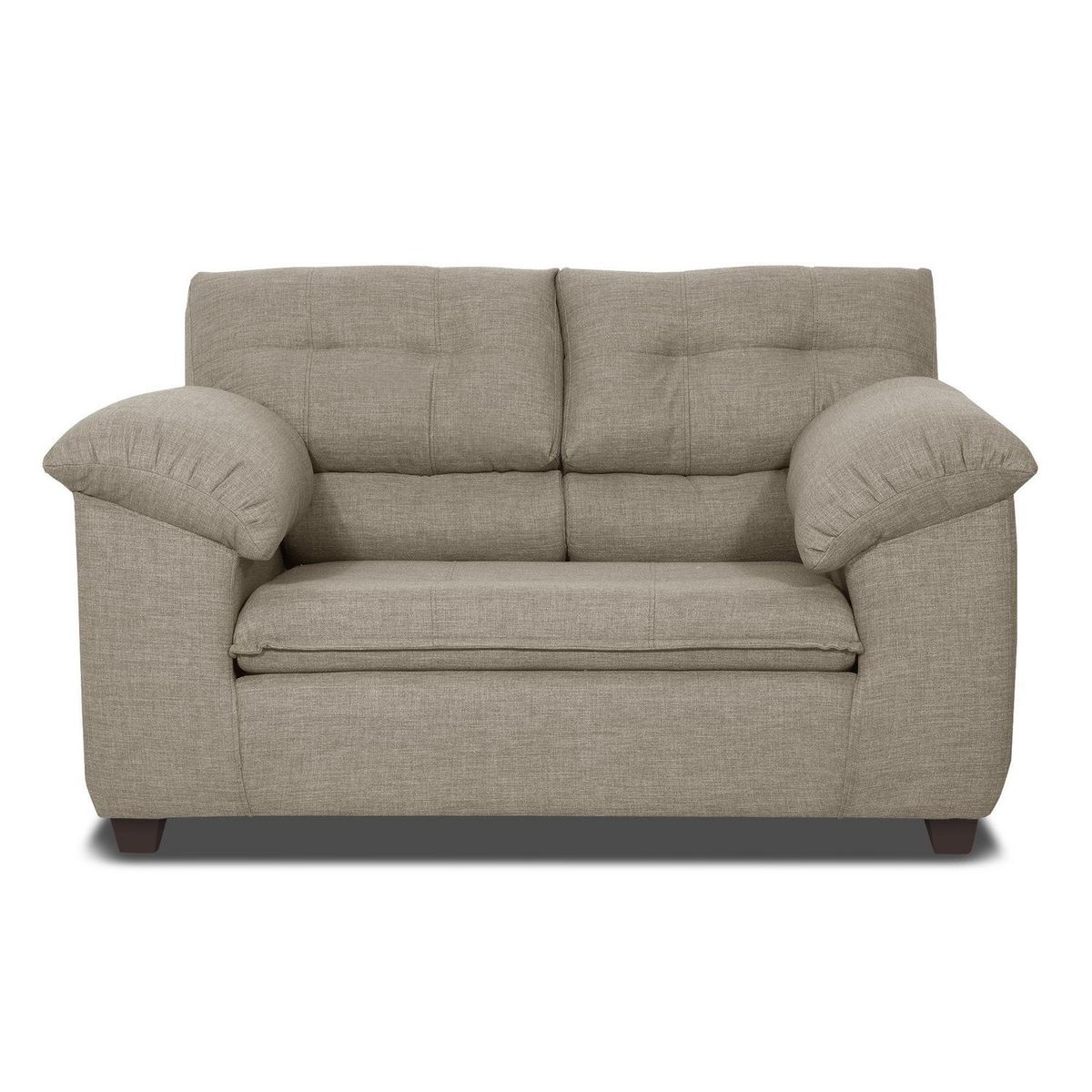 INTERMUEBLES - Sofá 2 cuerpos LIVERPOOL 154x97x85 cm Beige