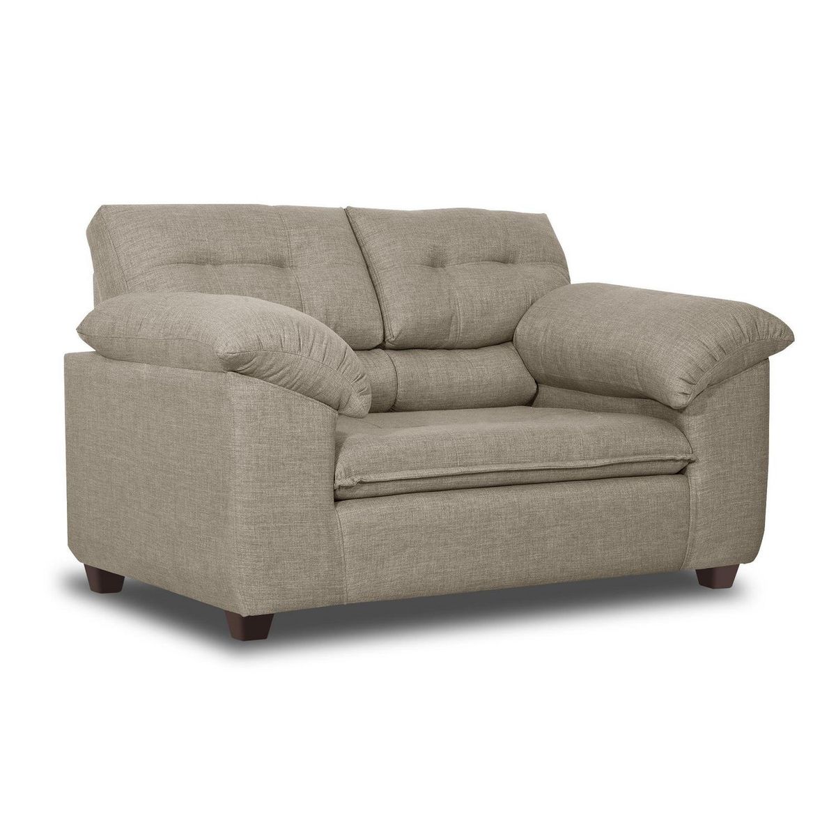 INTERMUEBLES - Sofá 2 cuerpos LIVERPOOL 154x97x85 cm Beige