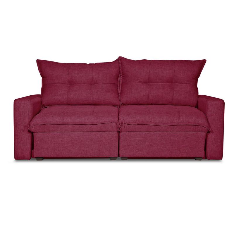 INNOVAMUEBLES - Sofá 2 cuerpos MAGESTIC 203x100x114 cm Burdeo