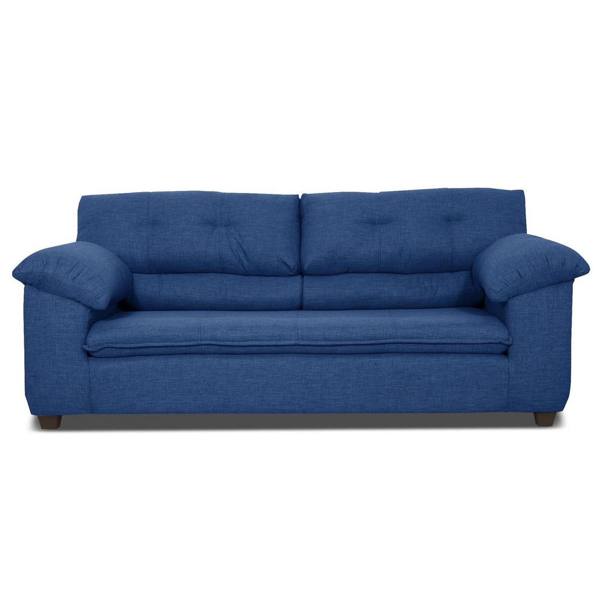 INTERMUEBLES - Living 6 cuerpos LIVERPOOL 215x97x85 cm Azul