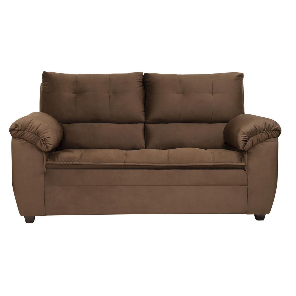 INTERMUEBLES - Living 2 cuerpos LIVERPOOL 154x97x85 cm Chocolate