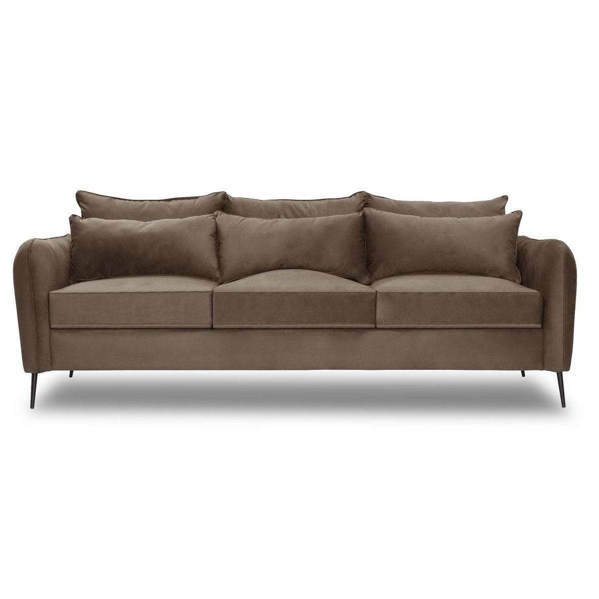 INTERMUEBLES - Living 5 cuerpos ITALIA 223x85x93 cm Chocolate