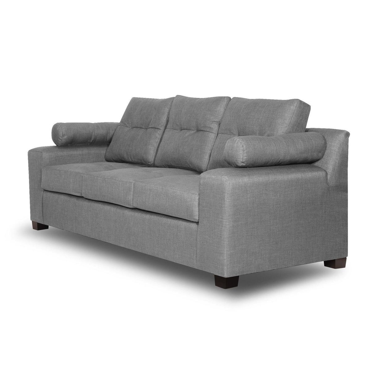 INTERMUEBLES - Sofá 3 cuerpos LE MANS 250x96x90 cm Gris
