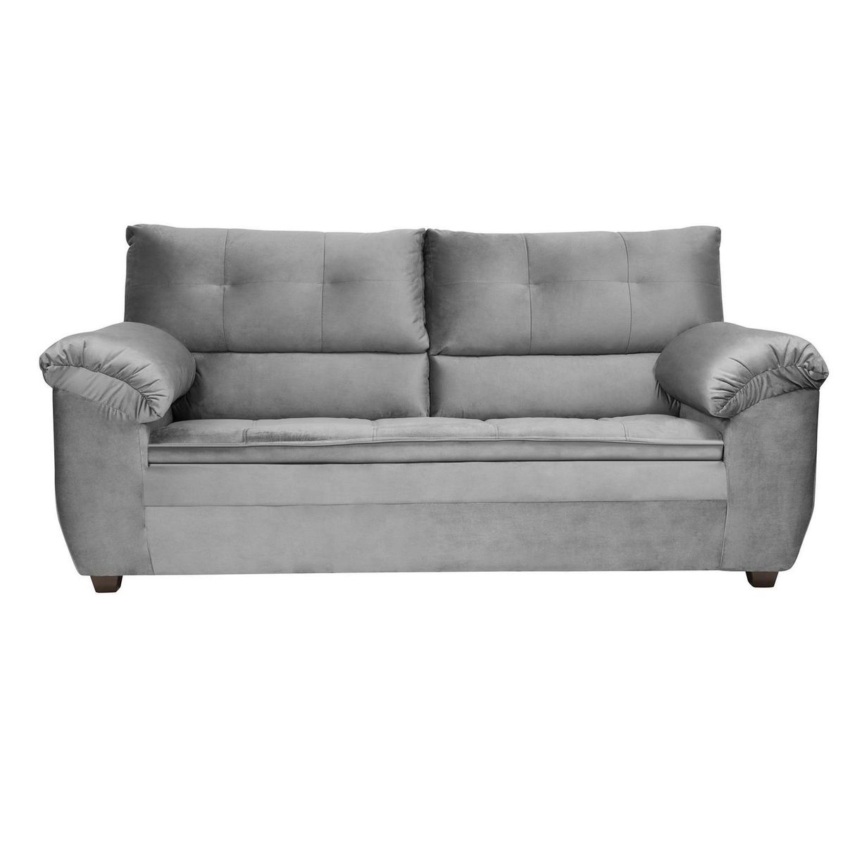 INTERMUEBLES - Living 5 cuerpos LIVERPOOL 215x97x85 cm Gris oscuro