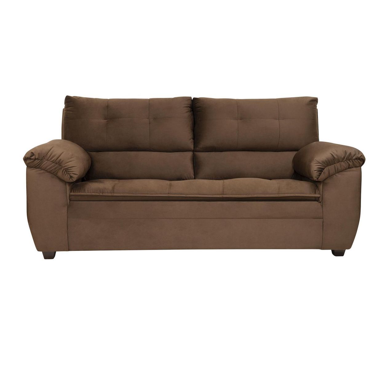 INTERMUEBLES - Living 3 cuerpos LIVERPOOL 215x97x85 cm Chocolate