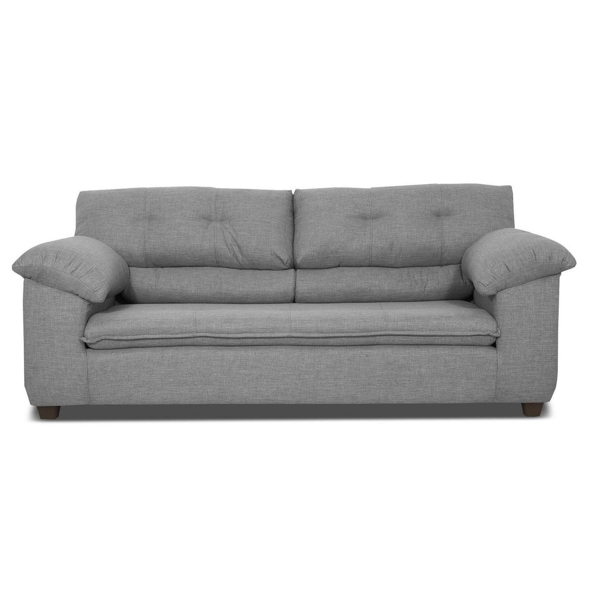 INTERMUEBLES - Living 3 cuerpos LIVERPOOL 215x97x85 cm Gris claro