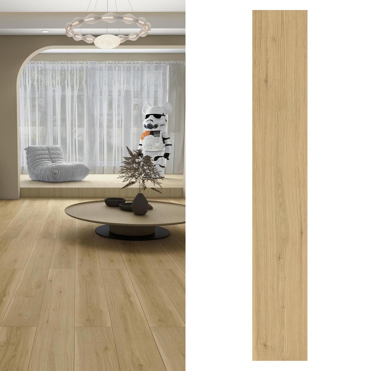 KLIPEN - Piso Flotante 8.3 mm Apolo Beige 1.9 m2