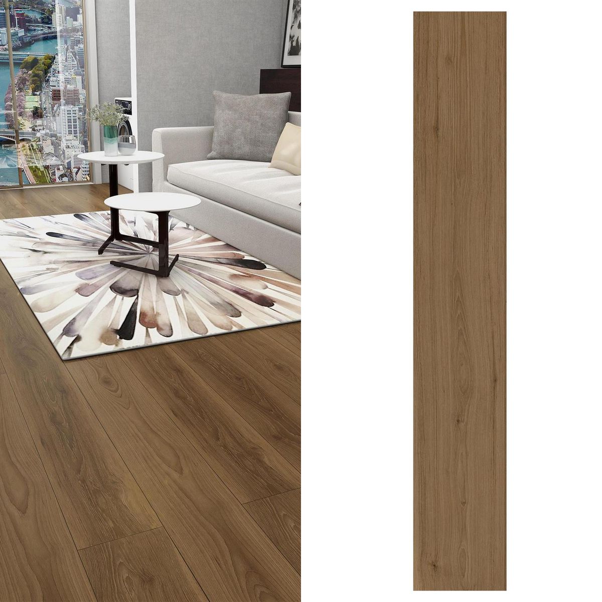 KLIPEN - Piso Flotante 8 mm Apolo Chocolate 1.9 m2