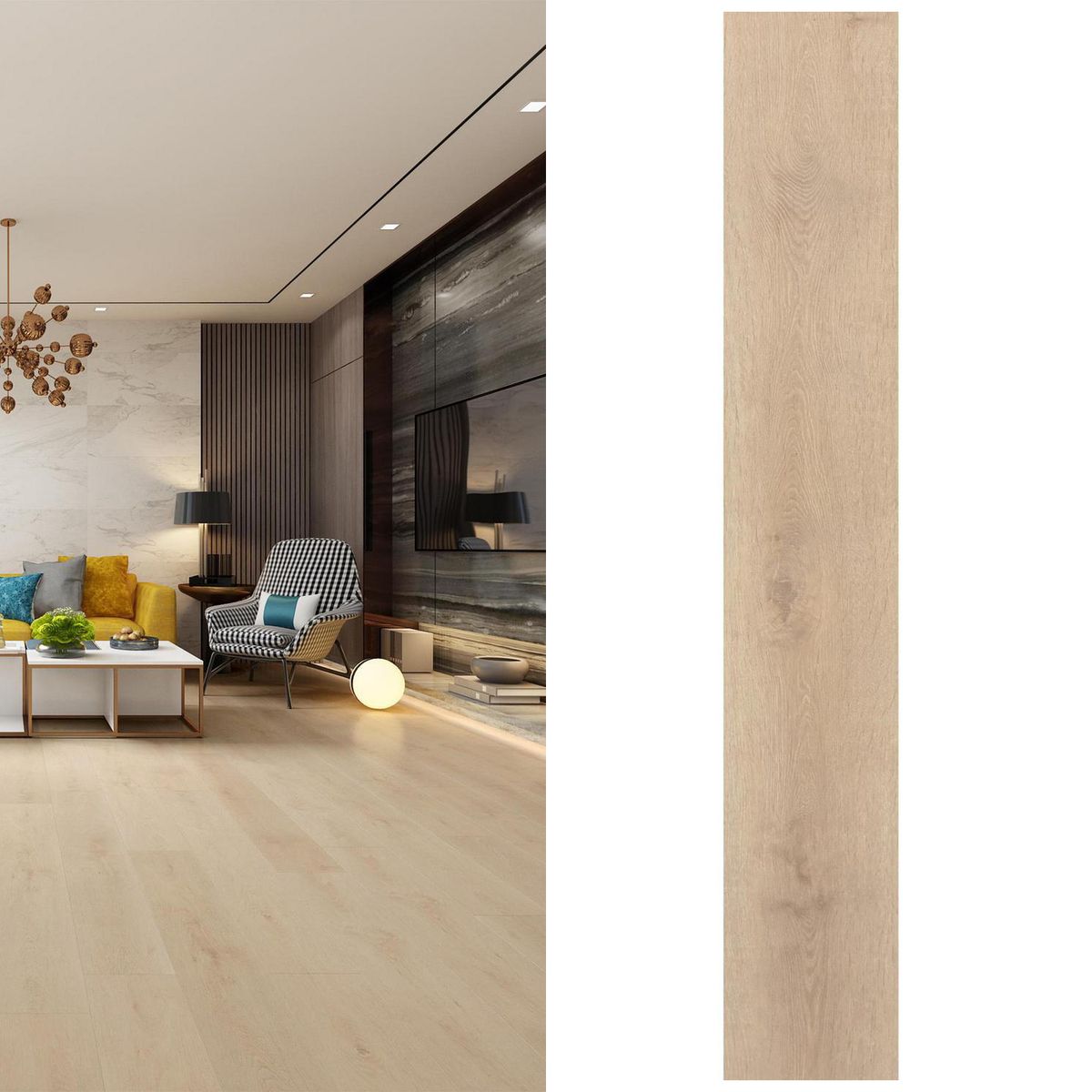 KLIPEN - Piso Flotante 8 mm Dorian Beige 1.9 m2