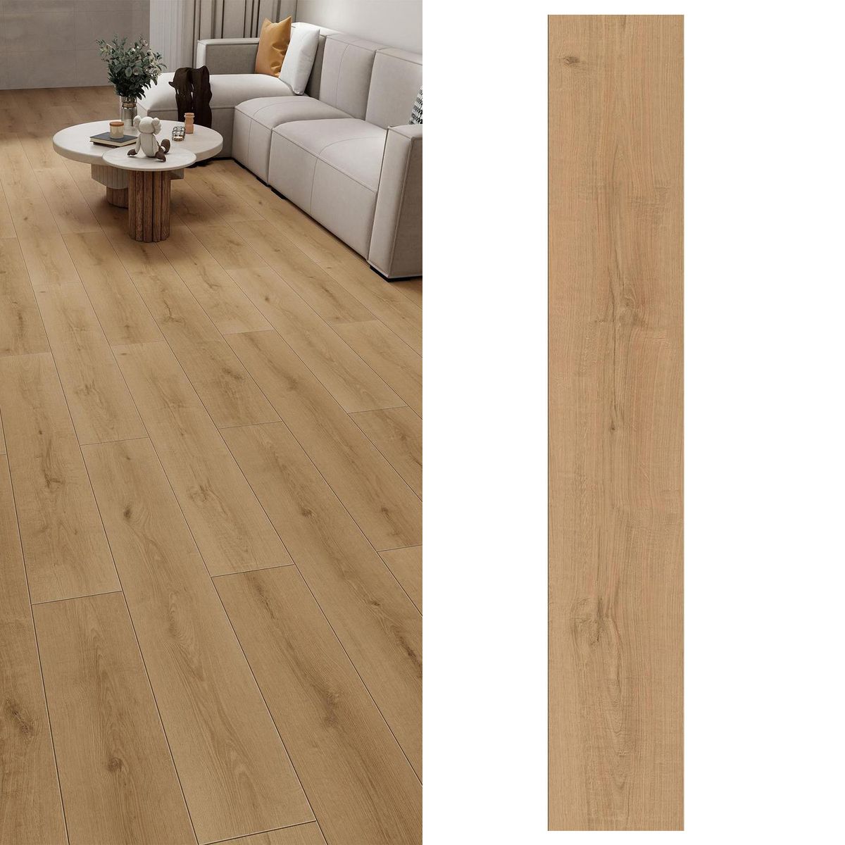 KLIPEN - Piso Flotante 8.3 mm Apolo Caramel 1.9 m2