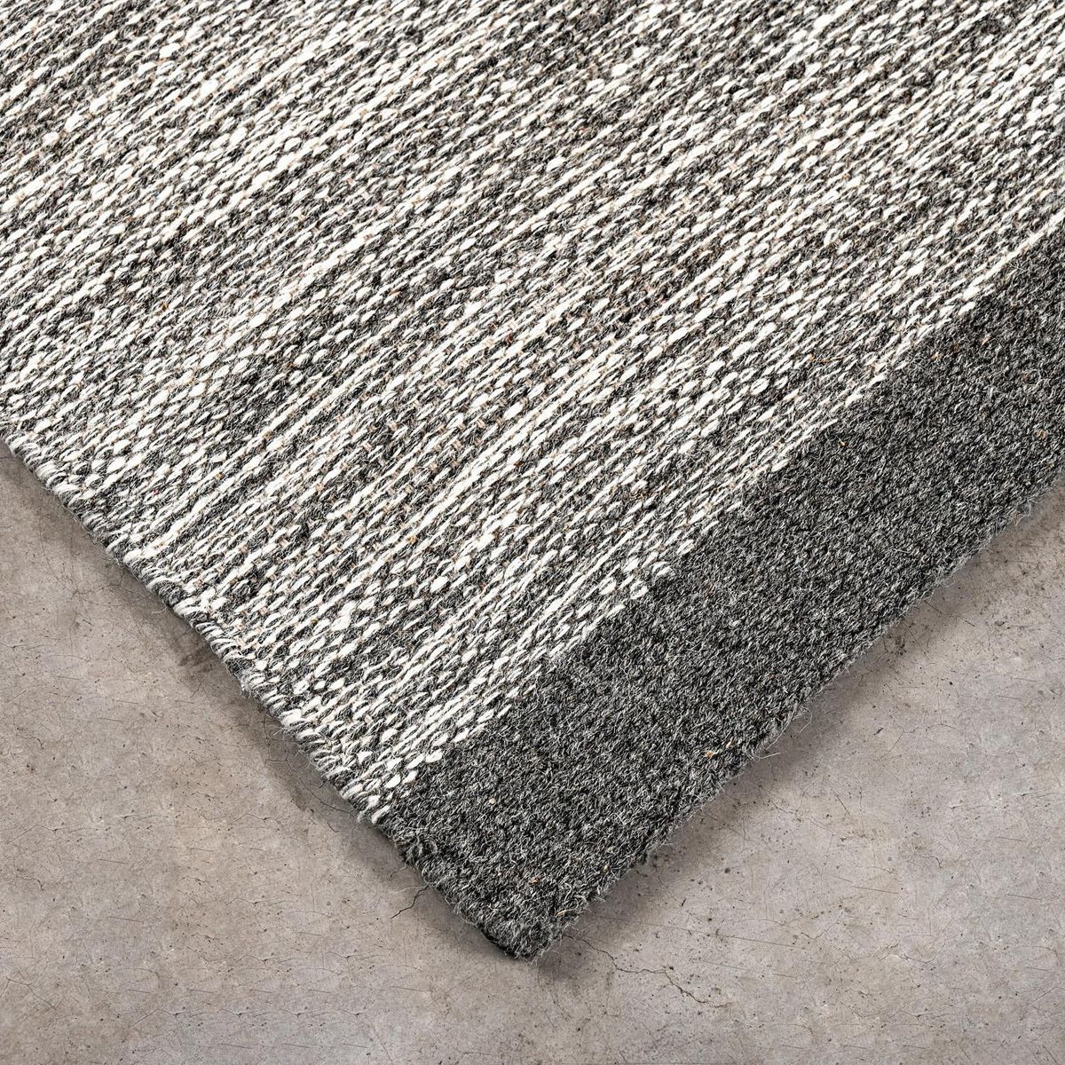 ELEMENTS BY CANNON - Alfombra Edge 200x300 cm Lana Gris