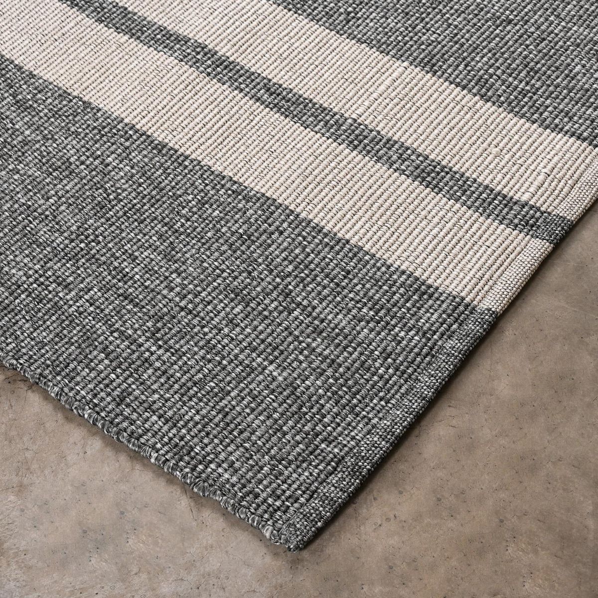 ELEMENTS BY CANNON - Alfombra Stripes 200x300 cm Poliéster Gris