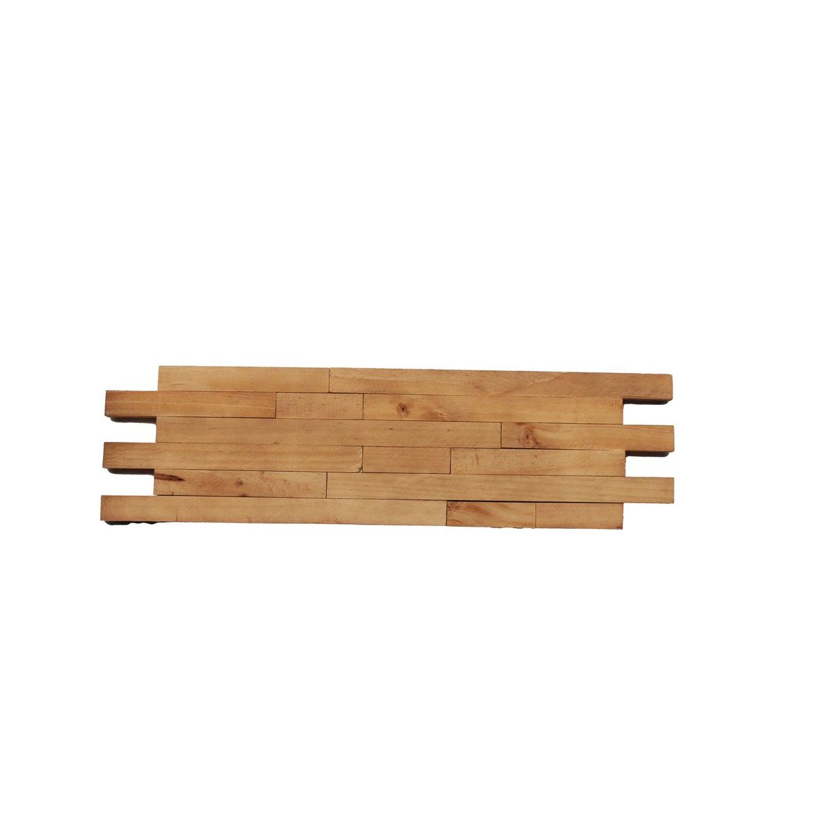 GENERICO - Fachaleta de Madera Sustentable 18x66 cm Huerquehue Natural 1 m2
