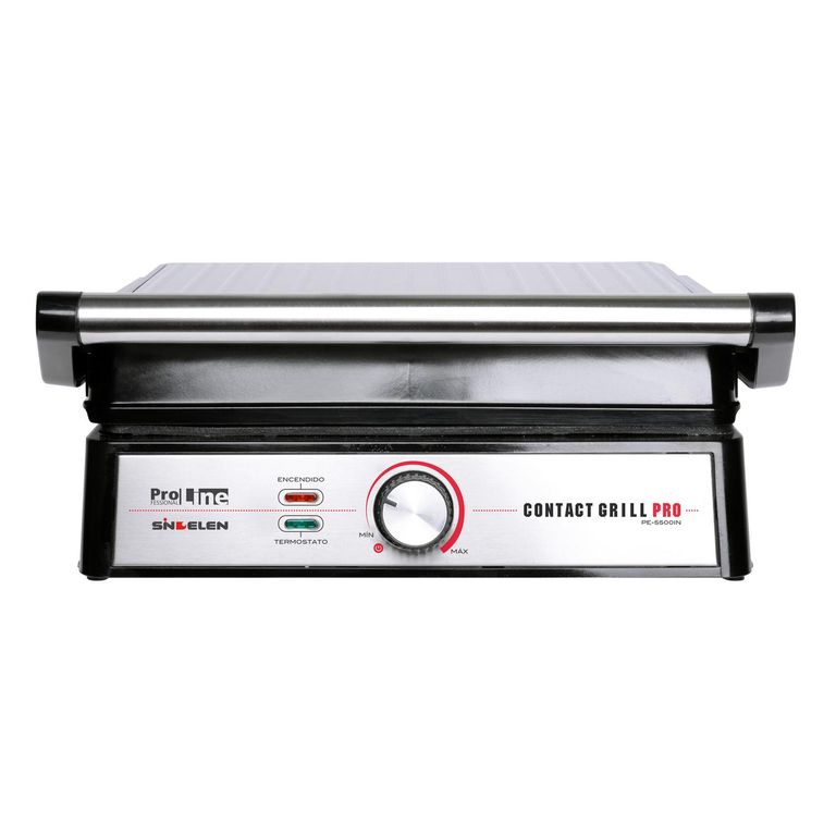 Parrilla Apertura 180° Eléctrica 2000 W Inox PE-5500IN
