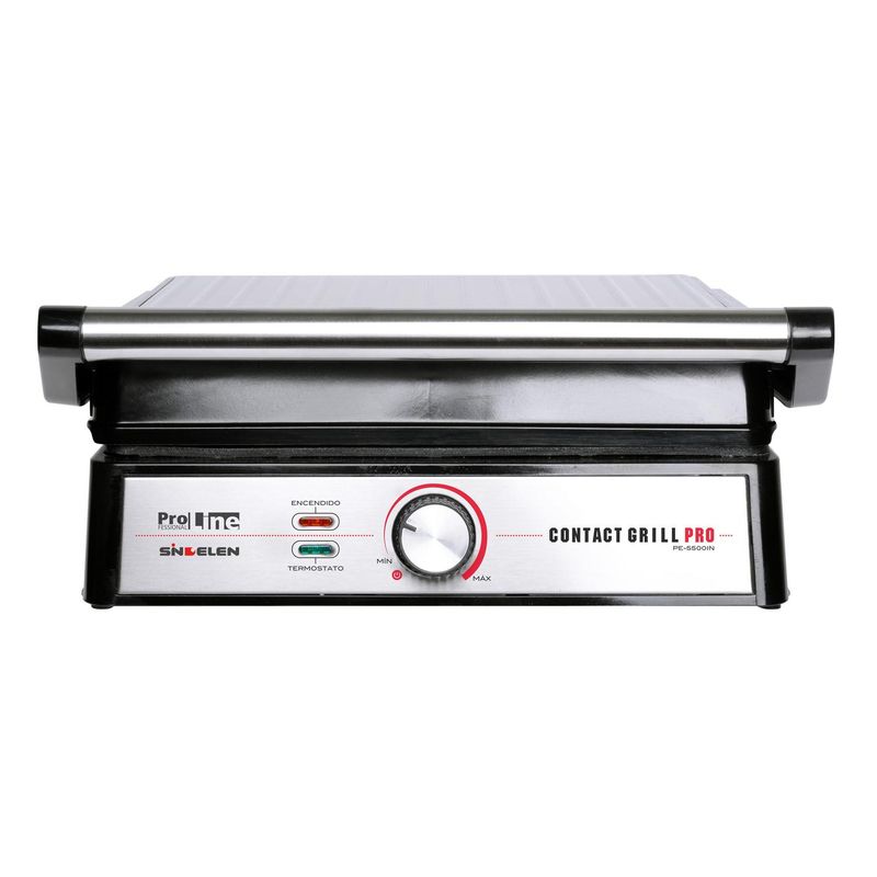 SINDELEN - Parrilla Apertura 180° Eléctrica 2000 W Inox PE-5500IN